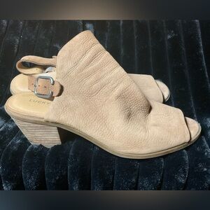 Lucky Brand Leather Mules